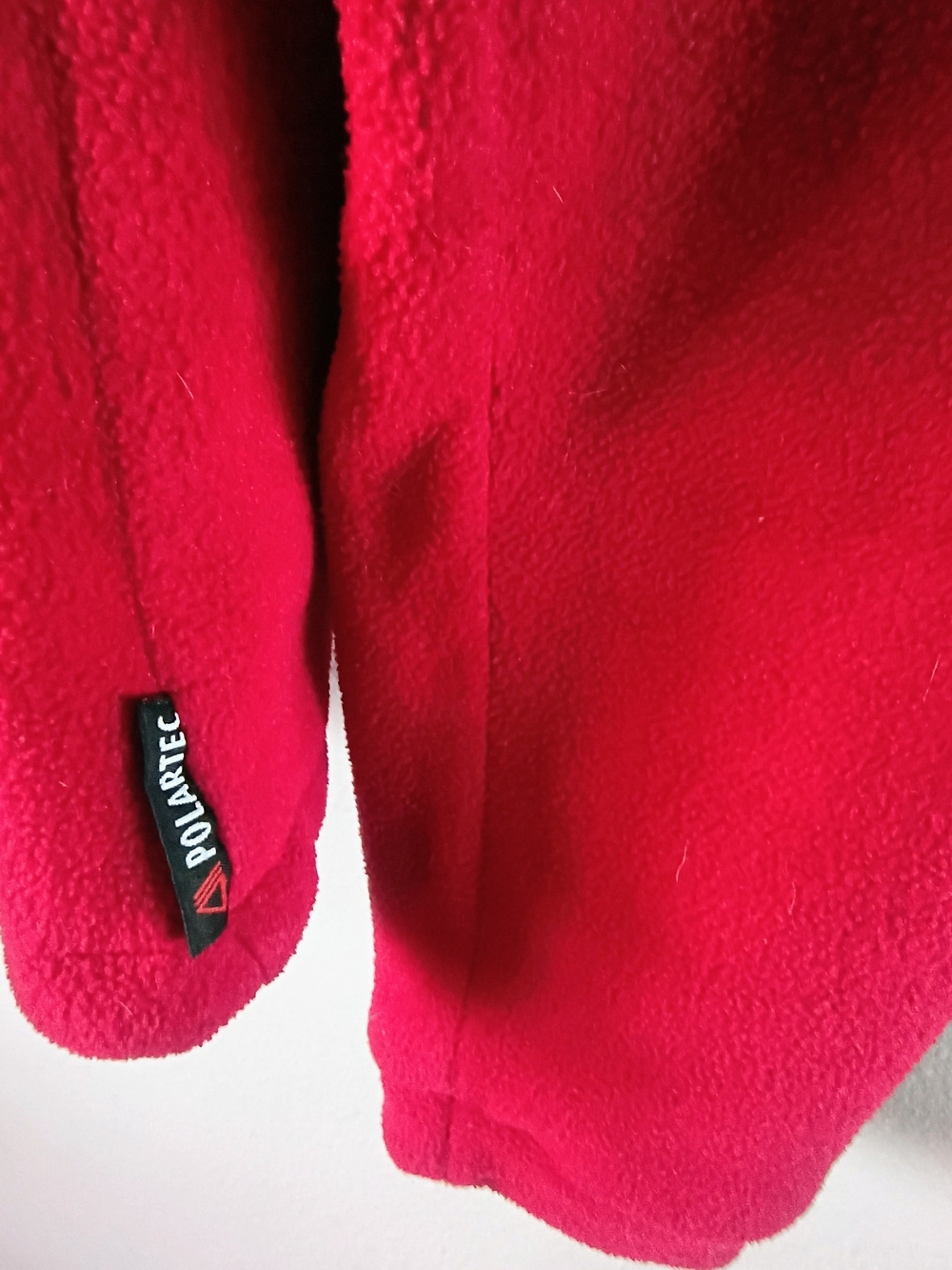 🇺🇸Vintage EMS Polartec Quarter Zip Fleece Pullover Women's XL USA Red Jacket - Picture 6 of 9